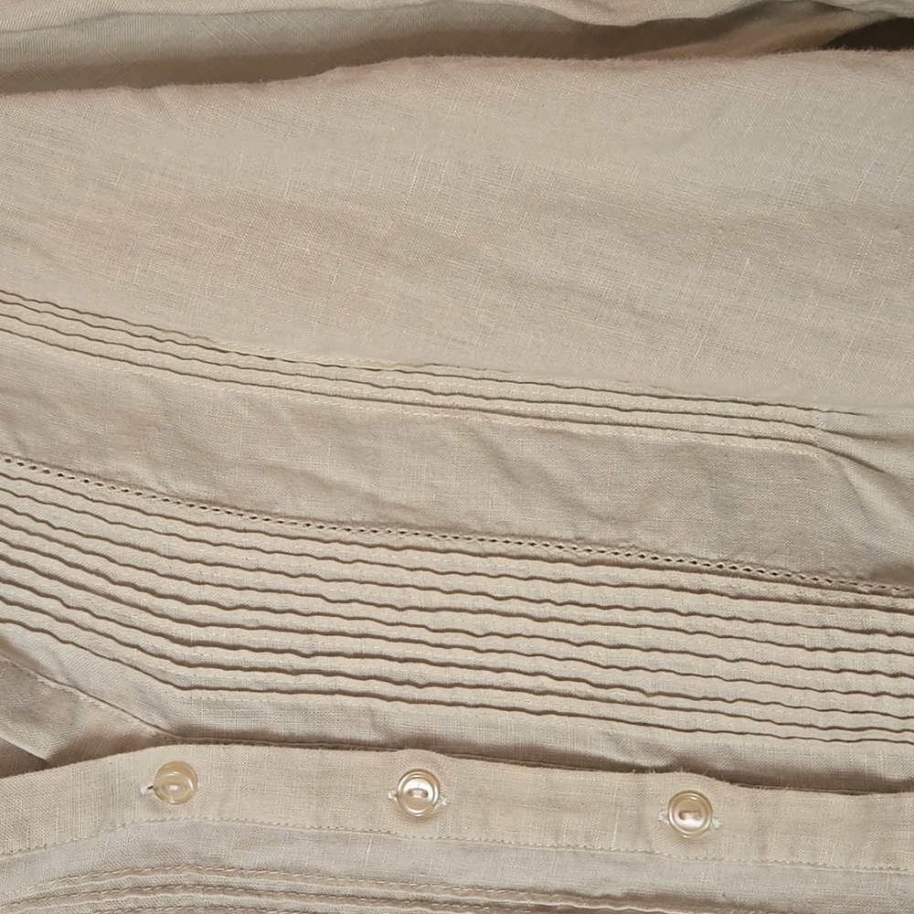 For Cynthia 100% Linen Tunic Pinktucked Sz XL? - Picture 4 of 7